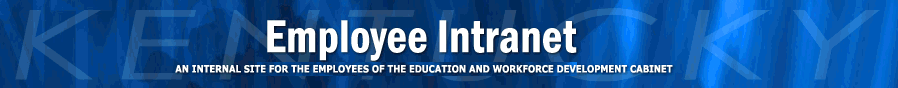 Education Cabinet Intranet header